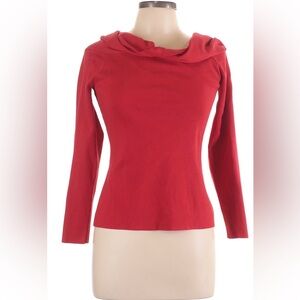 INC International Red Long Sleeve Top